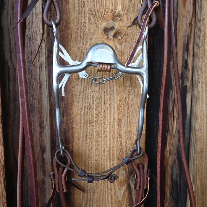 Trammell Hooded Port Bridle Rig w/Single Ear Headstall Sale Barn Trammell