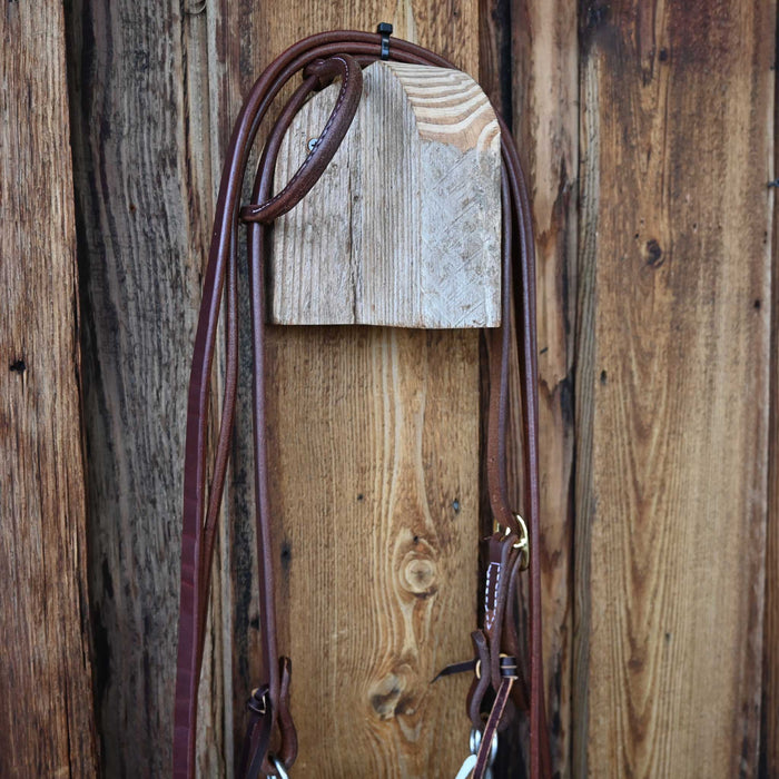Trammell Hooded Port Bridle Rig w/Single Ear Headstall Sale Barn Trammell