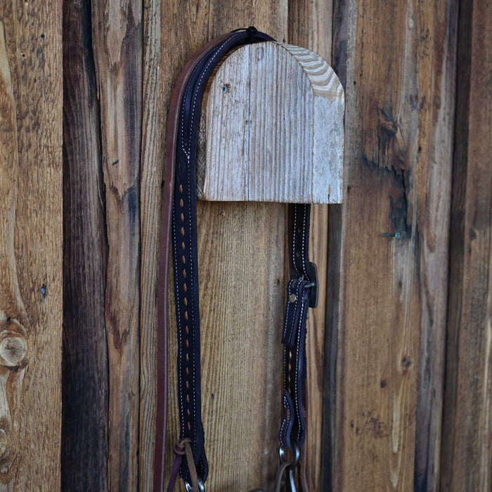 Kerry Kelley 02S Slow Twist Hinge Port Bridle Rig w/All New Leather Tack - Rigs Kerry Kelley