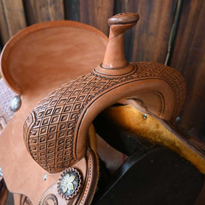 14" JEFF SMITH BARREL SADDLE Saddles Jeff Smith   