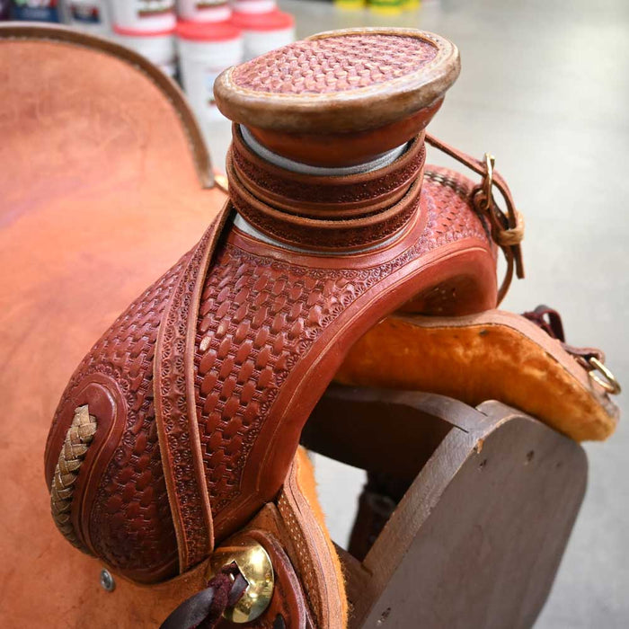 14" TESKEY'S POST HORN ASSOCIATION SADDLE Saddles - New Teskey's Saddlery