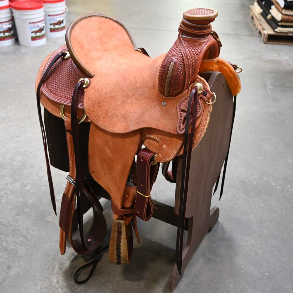 15" TESKEY'S POST HORN ASSOCIATION SADDLE Saddles Teskey's Saddlery