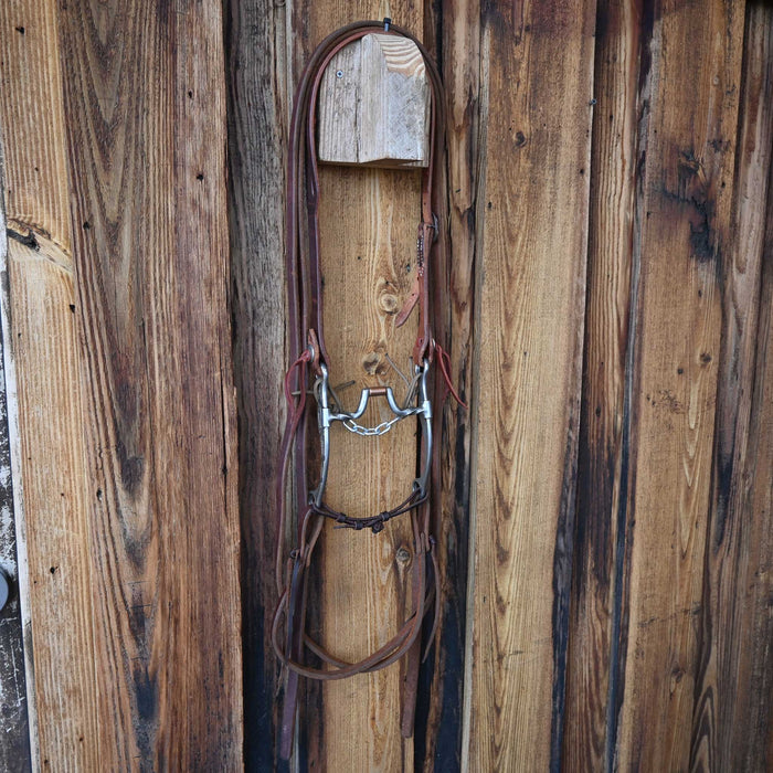 Josh Ownbey Slow Twist Hinge Port Bridle Rig w/Copper Roller Tack - Rigs Josh Ownbey Cowboy Line