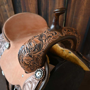 14" JEFF SMITH BARREL SADDLE Saddles Jeff Smith   