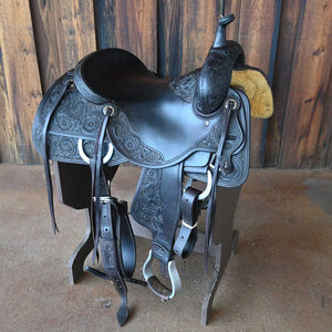 16.5" USED JEFF SMITH CUTTING SADDLE