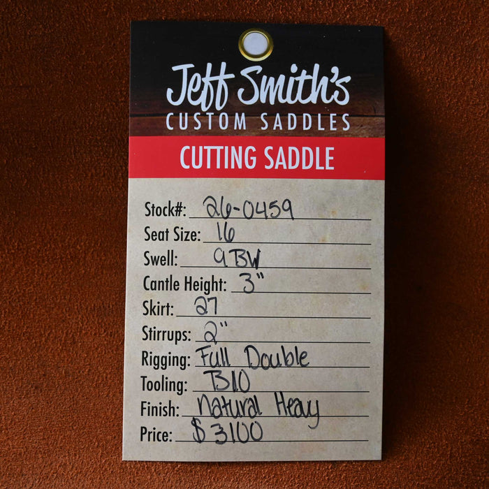 16" JEFF SMITH BUSTER WELCH CUTTING SADDLE Saddles - New Jeff Smith