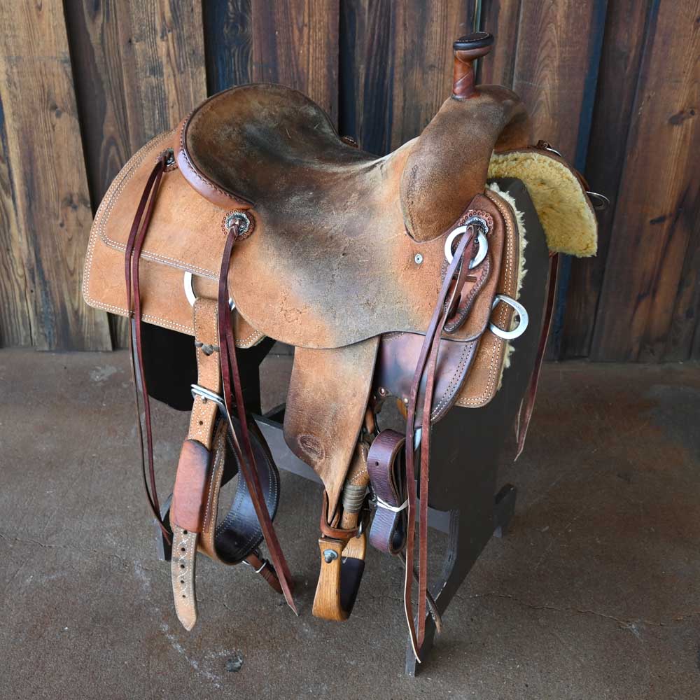 16" USED TESKEY'S RANCH CUTTING SADDLE Saddles Teskey's Saddlery