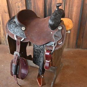 15" JEFF SMITH COWBOY SADDLE Saddles Jeff Smith   