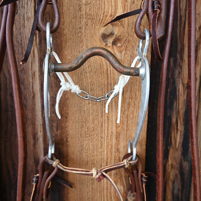 Trammell Copper Port Bridle Rig w/Single Ear Headstall Tack - Rigs Trammell