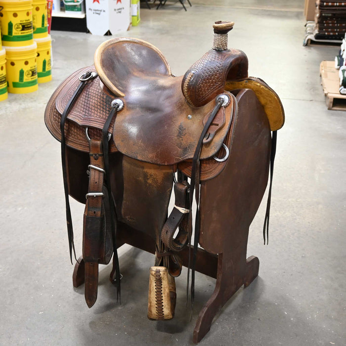 14.5" USED TESKEY'S RANCH ASSOCIATION SADDLE