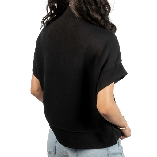 Dua Signature Half Zip Black Top WOMEN - Clothing - Tops - Short Sleeved RD International