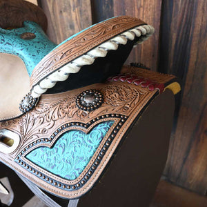 13.5" USED DOUBLE T BARREL SADDLE