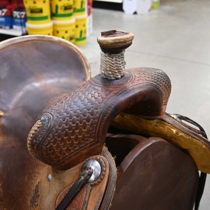 14.5" USED TESKEY'S RANCH ASSOCIATION SADDLE