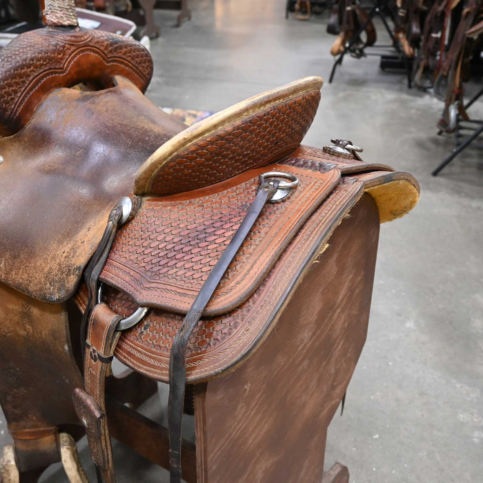 14.5" USED TESKEY'S RANCH ASSOCIATION SADDLE