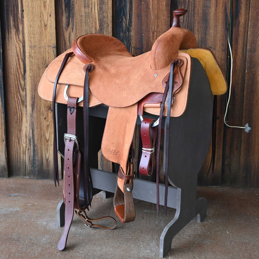 16.5" JEFF SMITH BUSTER WELCH RANCH CUTTER SADDLE Saddles - New Jeff Smith