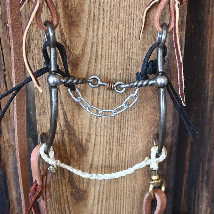 Kerry Kelley 65 Twisted Wire Dogbone Bridle Rig w/ Single Ear Headstall