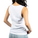 Dylan Jude Rib White Tank Top WOMEN - Clothing - Tops - Sleeveless Dylan
