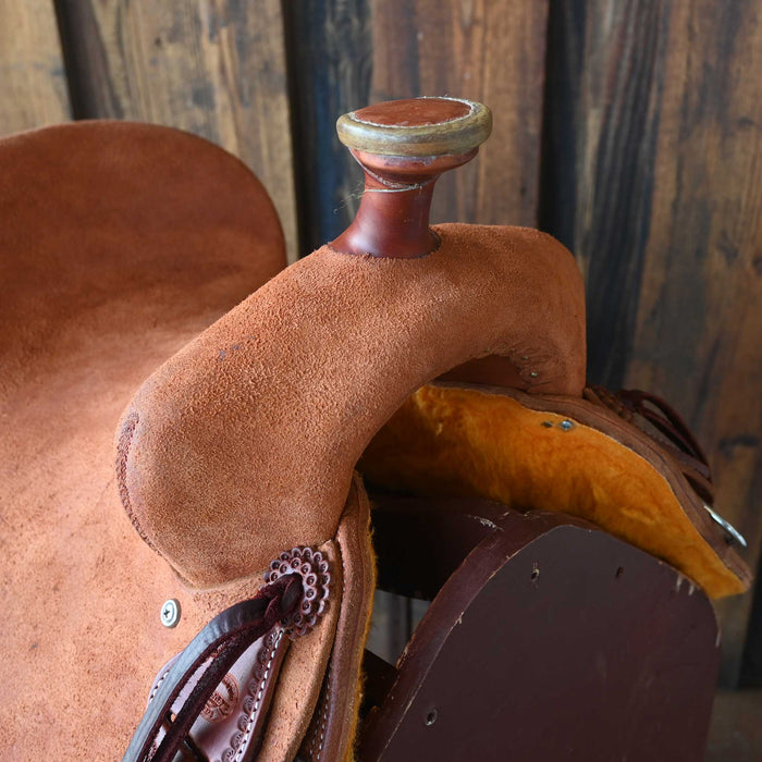 13.5" TESKEY'S YOUTH STRIP DOWN RANCH SADDLE Saddles - New Teskey's Saddlery