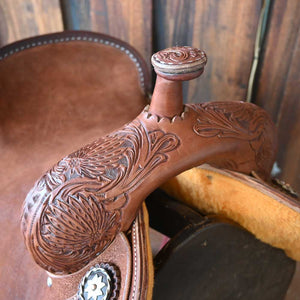 15" JEFF SMITH RANCH CUTTER SADDLE Saddles Jeff Smith   