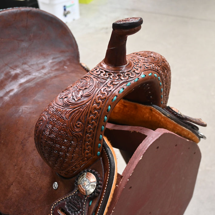 14" TESKEY'S BARREL SADDLE Saddles - New Teskey's Saddlery
