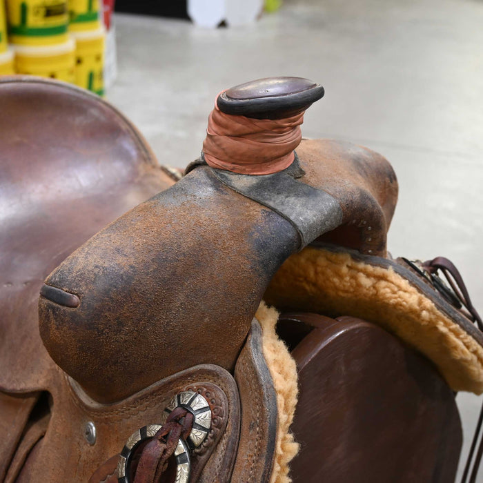 15" USED OLIVER RANCH SADDLE