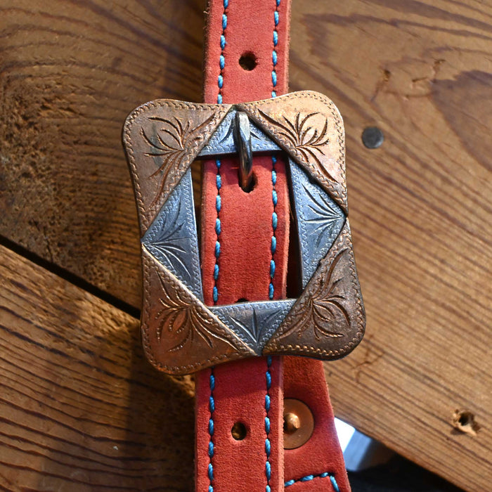 Jack Parsons Red Split Ear Headstall
