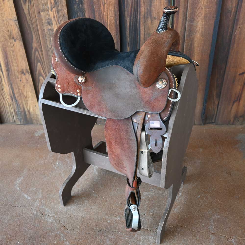 14" USED CIRCLE Y ULTIMATE MARTHA JOSEY BARREL SADDLE Saddles Circle Y Saddlery