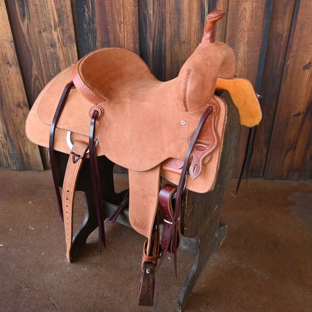 15.5" JEFF SMITH CUTTING SADDLE Saddles Jeff Smith   