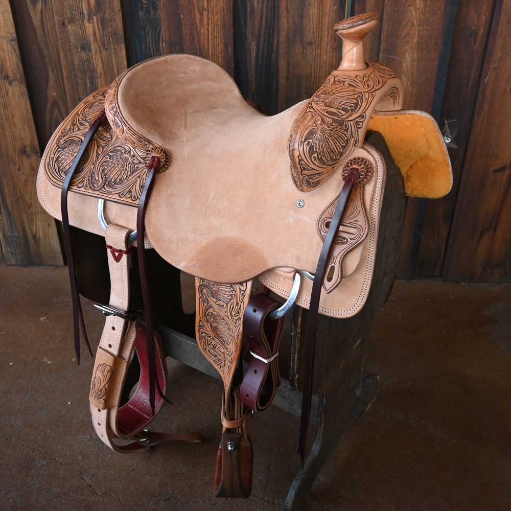 15.5" JEFF SMITH ROPING SADDLE Saddles Jeff Smith   