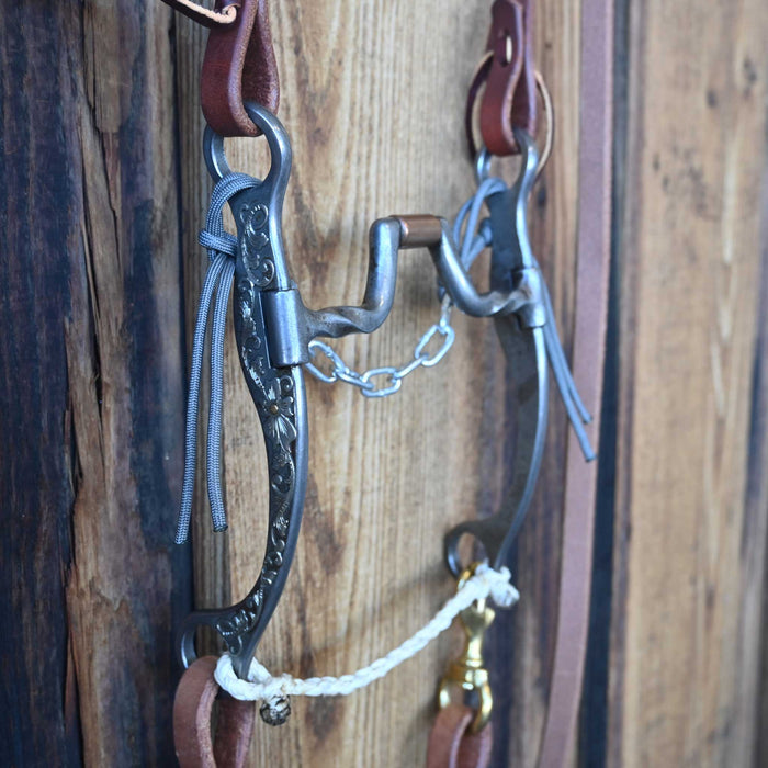 Josh Ownbey Slow Twist Hinge Port Bridle Rig w/All New Leather
