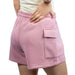 Darcia Soft Pull On Petal Pink Short WOMEN - Clothing - Shorts RD International