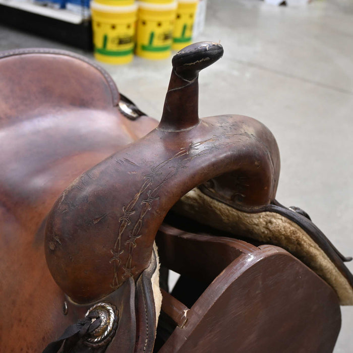 16" USED ROO HIDE CUTTING SADDLE