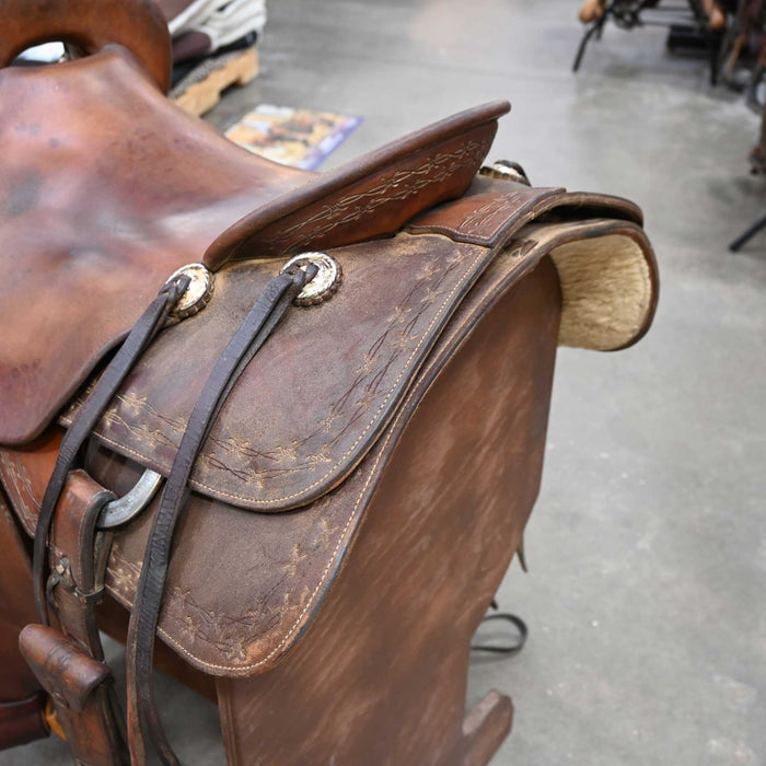 16" USED ROO HIDE CUTTING SADDLE