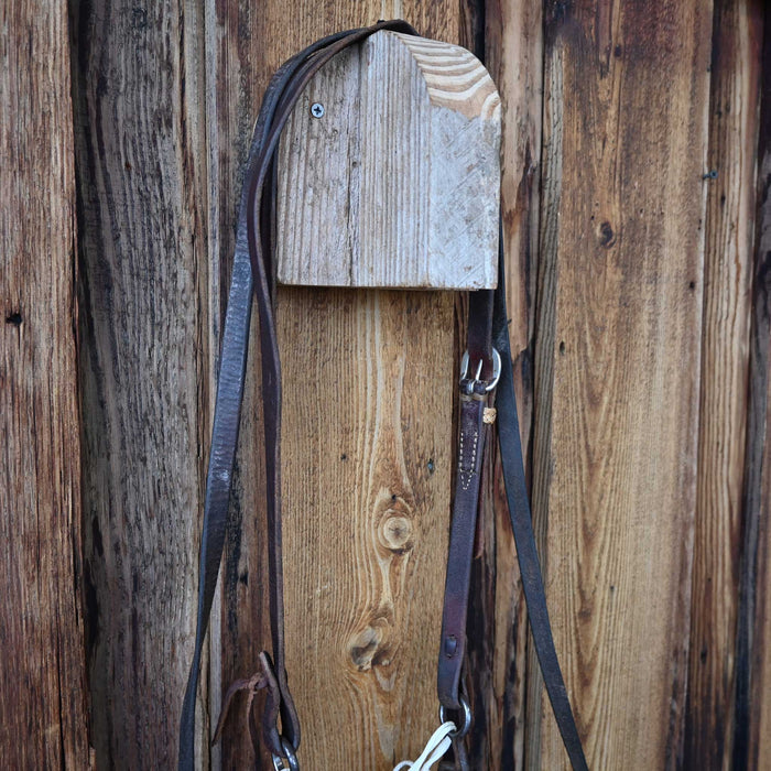 Kerry Kelley 50 Twisted Wire Snaffle Bridle Rig w/Split Ear Headstall