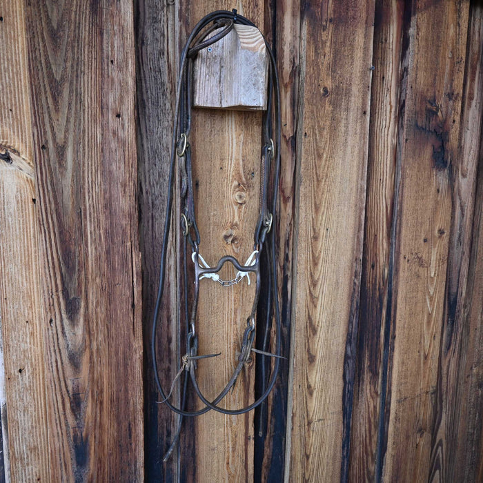 Crockett Solid Port Bridle Rig w/Single Ear Headstall