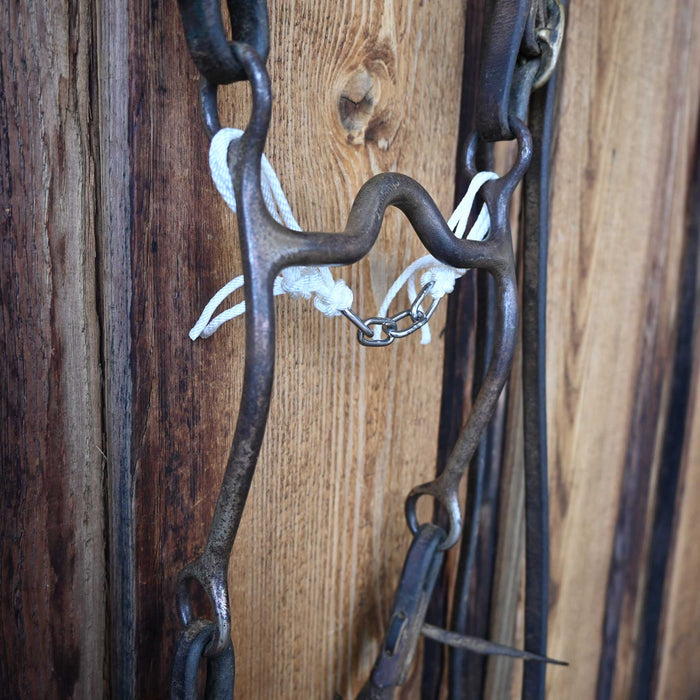 Crockett Solid Port Bridle Rig w/Single Ear Headstall