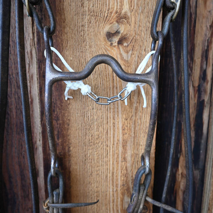 Crockett Solid Port Bridle Rig w/Single Ear Headstall