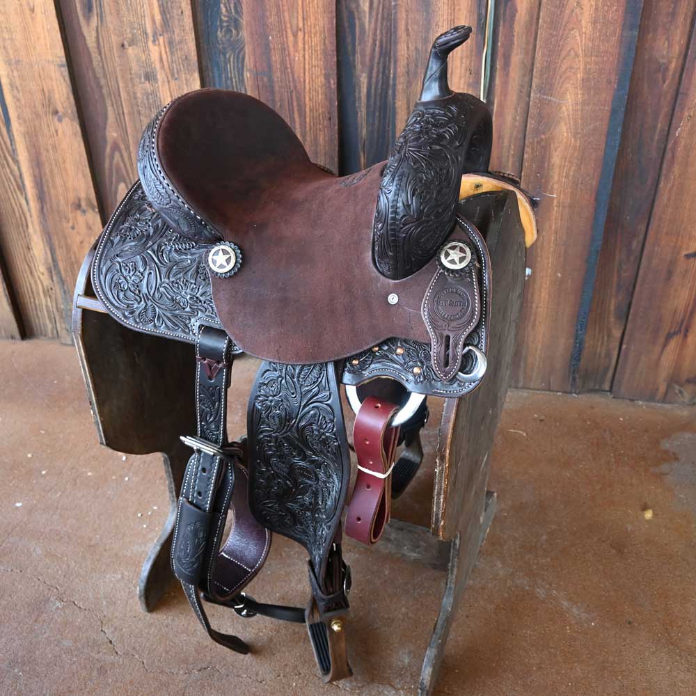 13.5" JEFF SMITH BARREL SADDLE Saddles Jeff Smith   