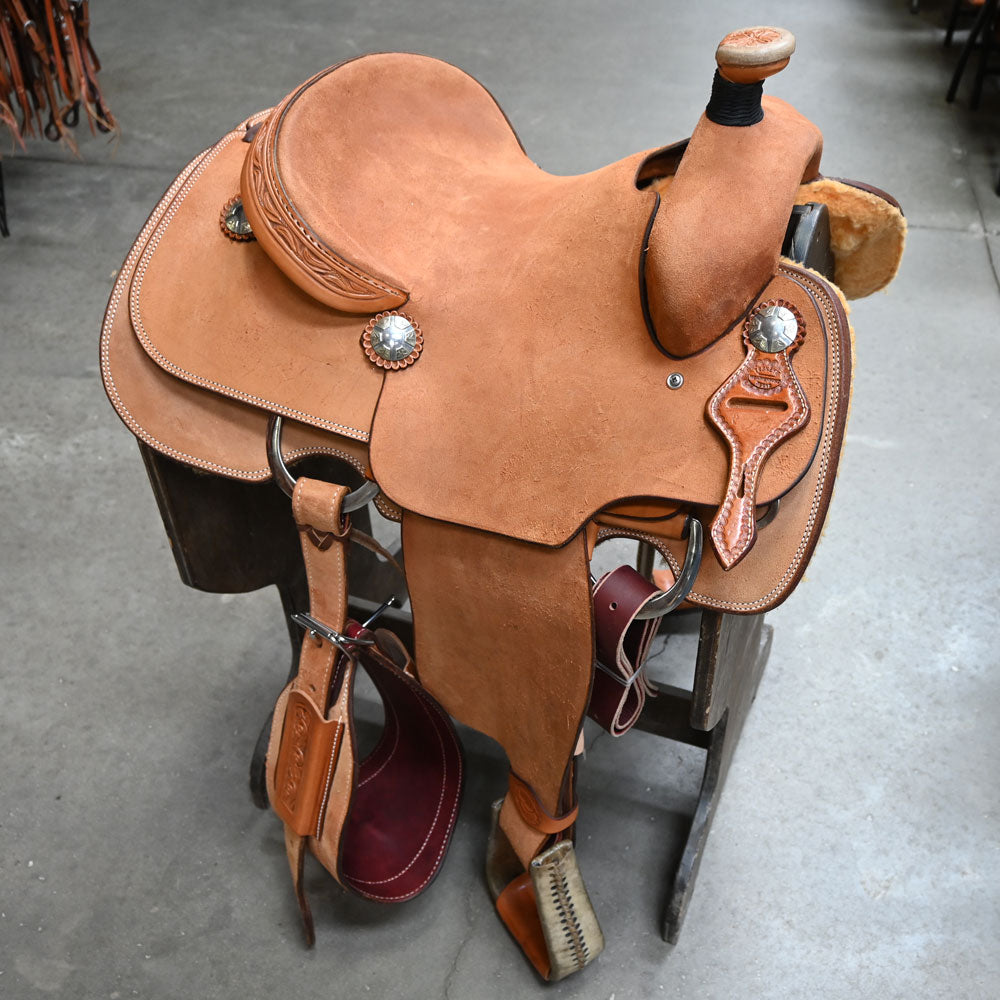 13.5" TESKEY'S CALF ROPING SADDLE Saddles Teskey's Saddlery