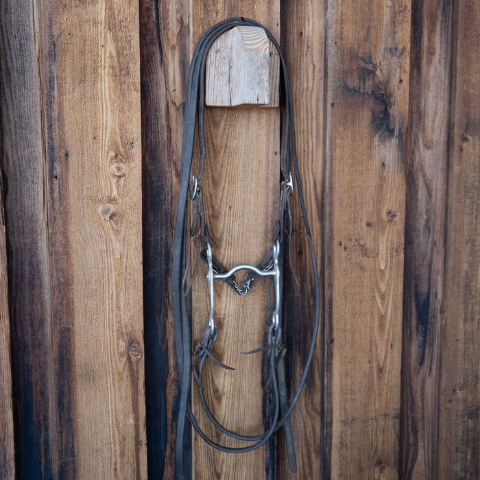 Kelly Solid Port Bridle Rig w/Split Ear Headstall Tack - Rigs Kelly