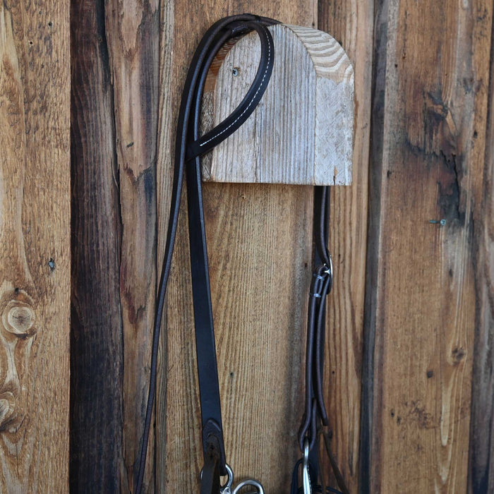 Kerry Kelley Silver Mounted 7 10 Correction Bridle Rig w/Prickly S Leather