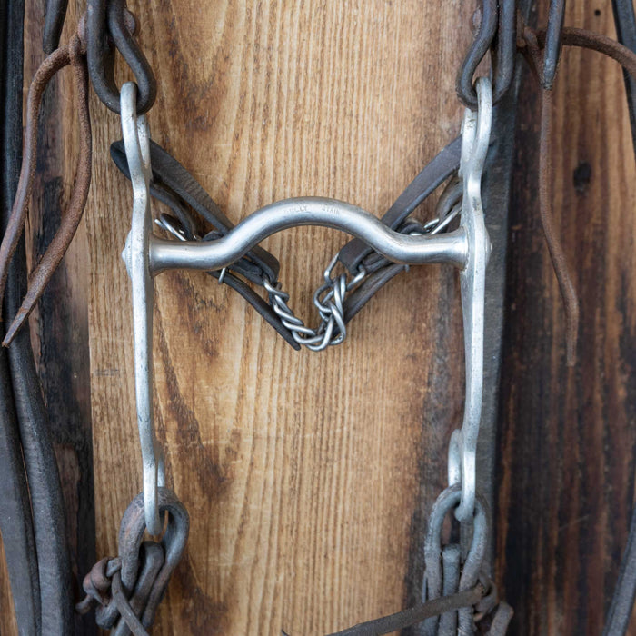 Kelly Solid Port Bridle Rig w/Split Ear Headstall Tack - Rigs Kelly