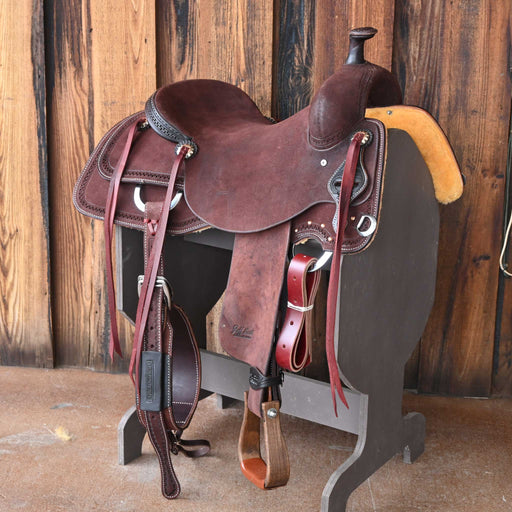 16.5" JEFF SMITH BUSTER WELCH RANCH CUTTER SADDLE Saddles - New Jeff Smith