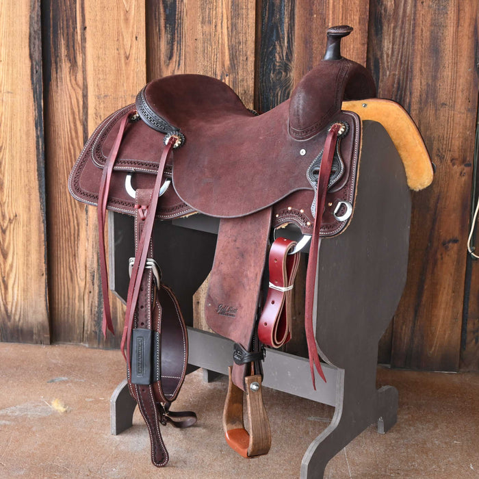16.5" JEFF SMITH BUSTER WELCH RANCH CUTTER SADDLE Saddles - New Jeff Smith