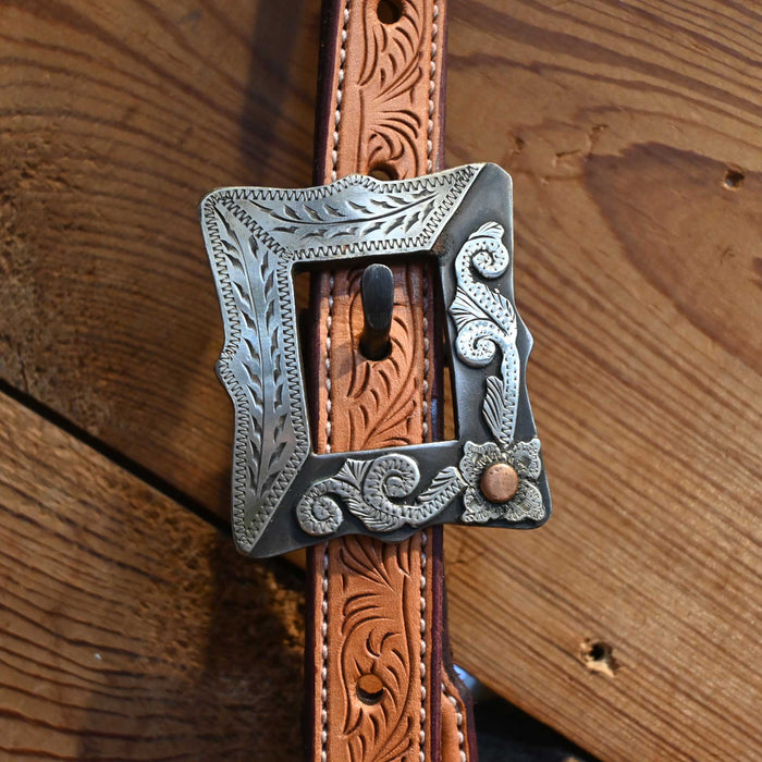 Ross Bullinger Split Ear Headstall w/David Hunt Buckle