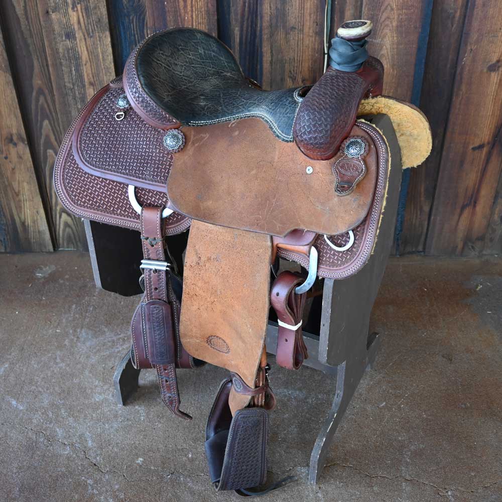 14.5" USED NRS ROPING SADDLE Saddles NRS