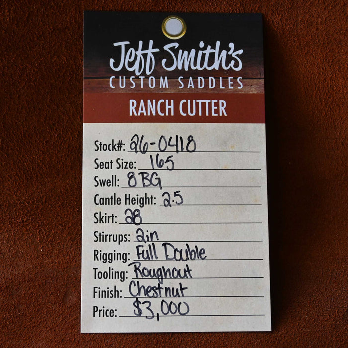 16.5" JEFF SMITH BEAU GALYEAN RANCH CUTTER SADDLE