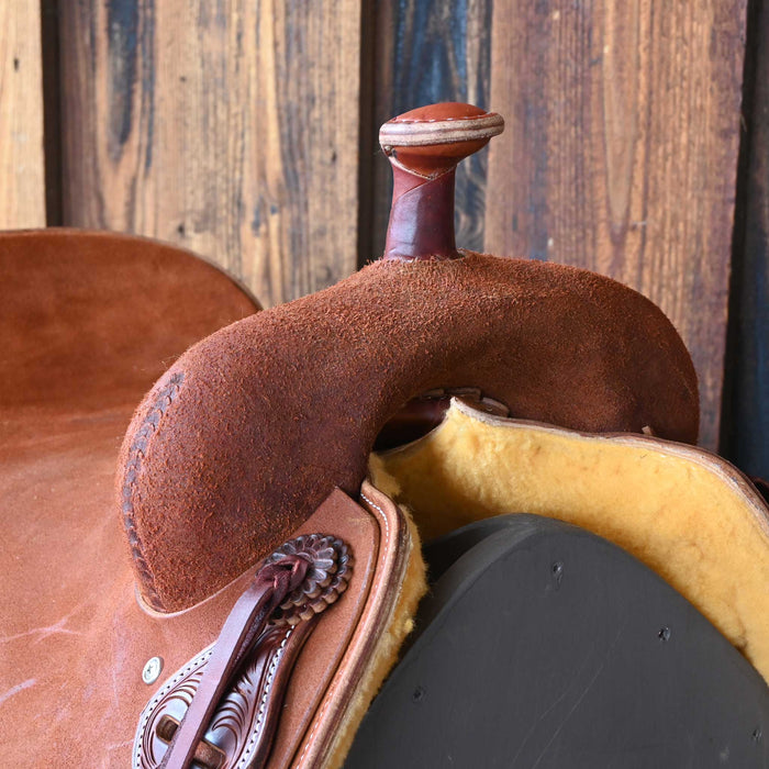 16.5" JEFF SMITH BEAU GALYEAN RANCH CUTTER SADDLE