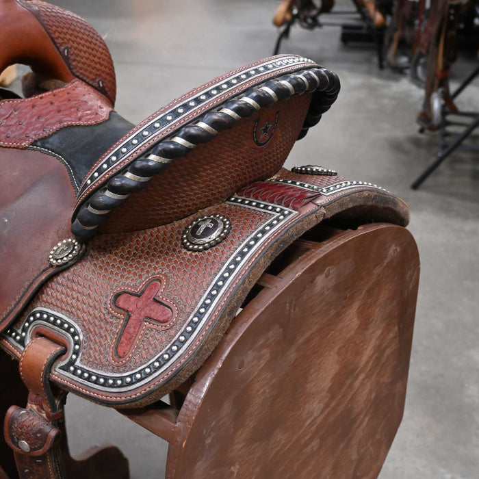 14" USED PANTHER CANYON BARREL SADDLE