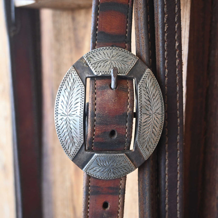 Pat Vaughn Square Port Bridle Rig w/Split Ear Headstall